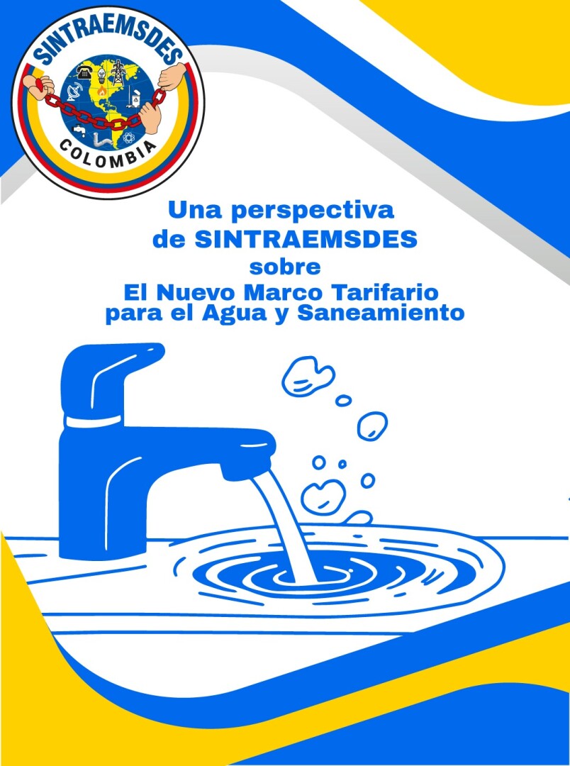 COMUNICADO A LA OPINIÓN PÚBLICA Sobre la expedición del nuevo marco tarifario de acueducto y alcantarillado