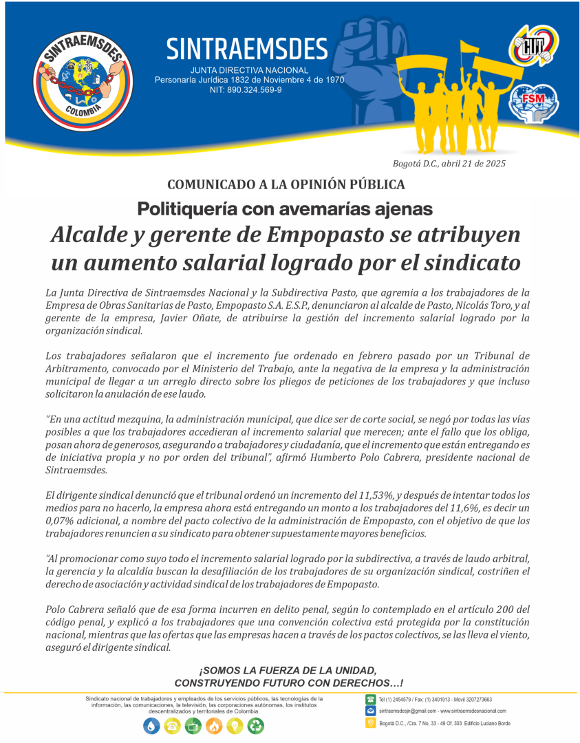 Politiquería con avemarías ajenas