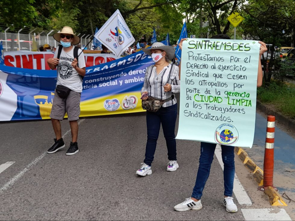 COMUNICADO A LOS TRABAJADORES DE LA EMPRESA CIUDAD LIMPIA NEIVA S.A. ESP AFILIADOS A SINTRAEMSDES SUBDIRECTIVA NEIVA Y OTROS INTERESADOS