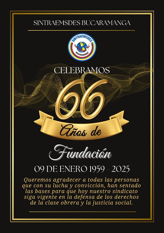 SINTRAEMSDES Subdirectiva Bucaramanga