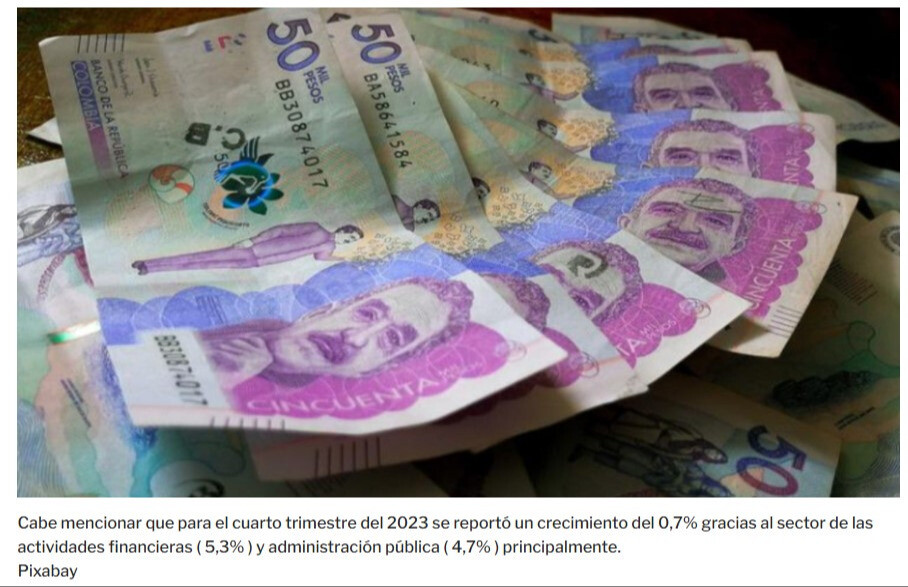 Crecimiento del PIB de Bogotá en 2023 creció un 0,6%: Dane