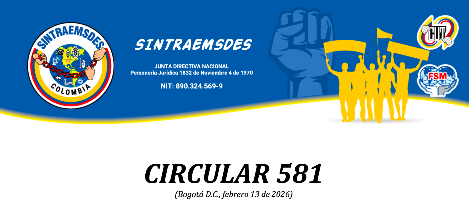 CIRCULAR 581