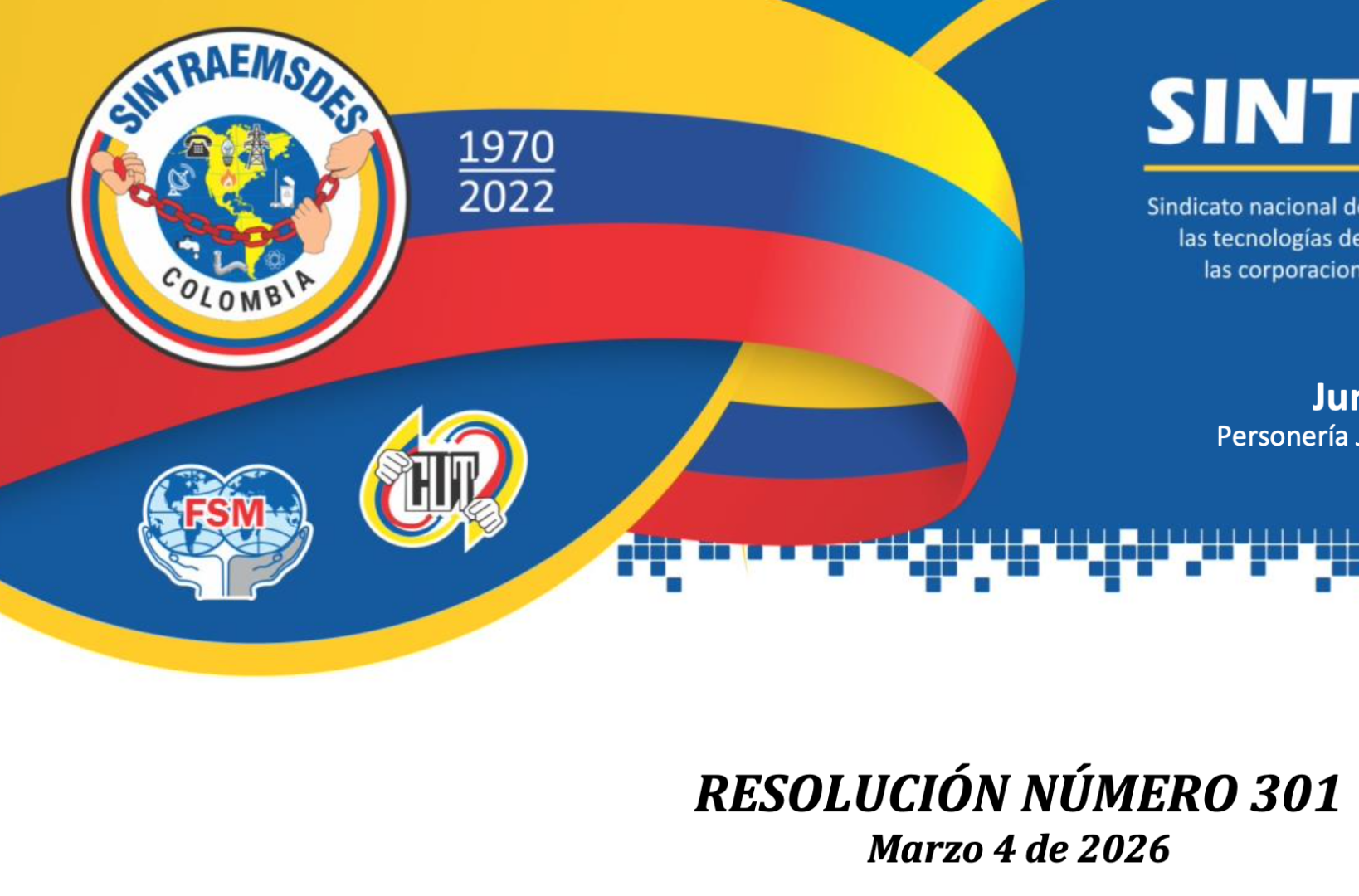 RESOLUCION  301 -ELECCIONES 2026