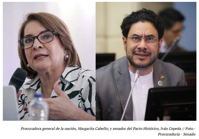 Senador Cepeda interpondrá queja contra la procuradora