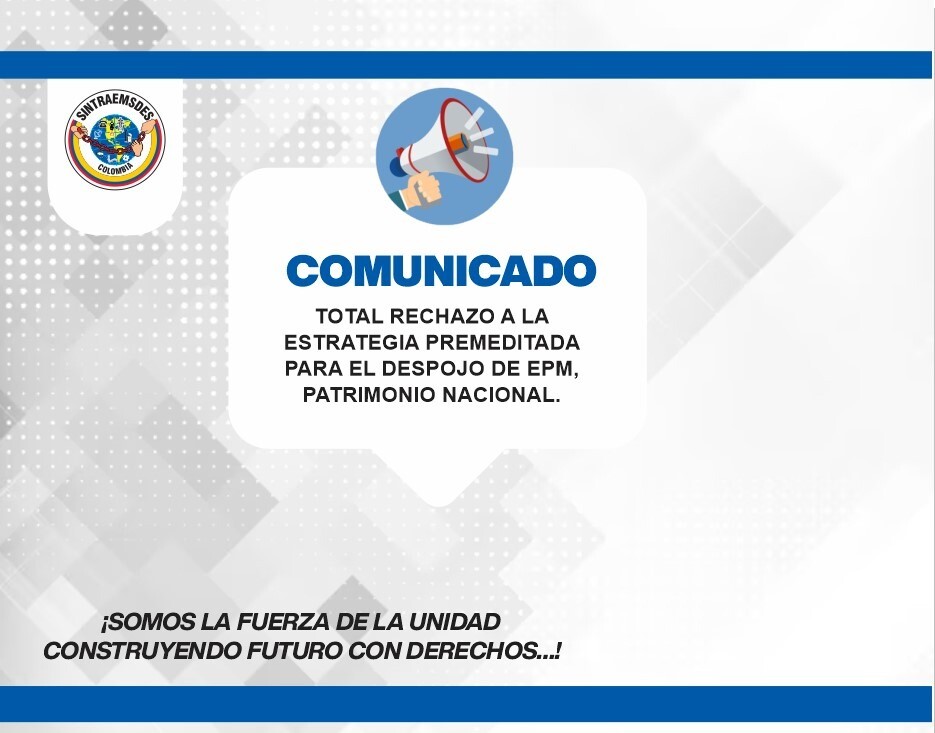 Desde SINTRAEMSDES…