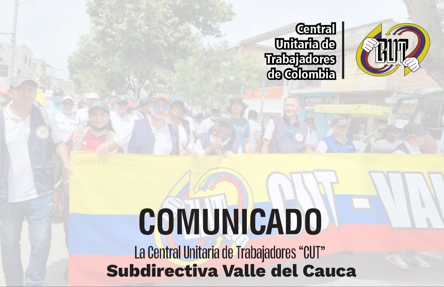 COMUNICADO A LA OPINIÓN PÚBLICA CUT VALLE