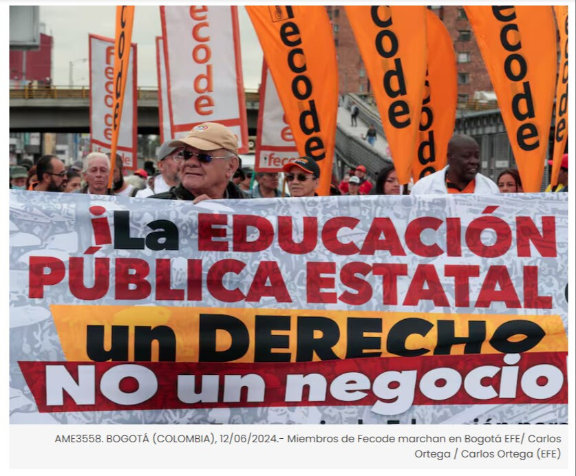 “Gran Toma de Bogotá” de Fecode este lunes 17 de junio: Razones, puntos de concentración y hora