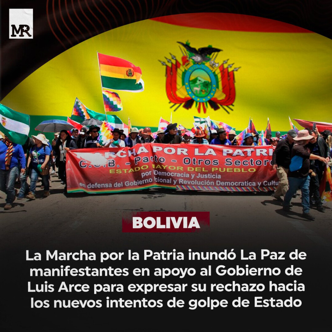 Ante intentona de golpe de Estado en Bolivia
