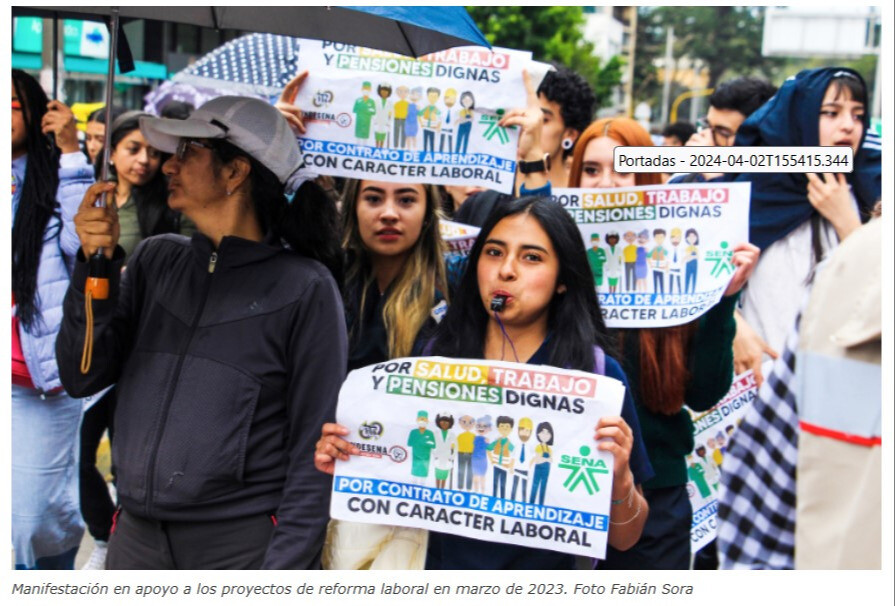 El 9 de abril, a las calles