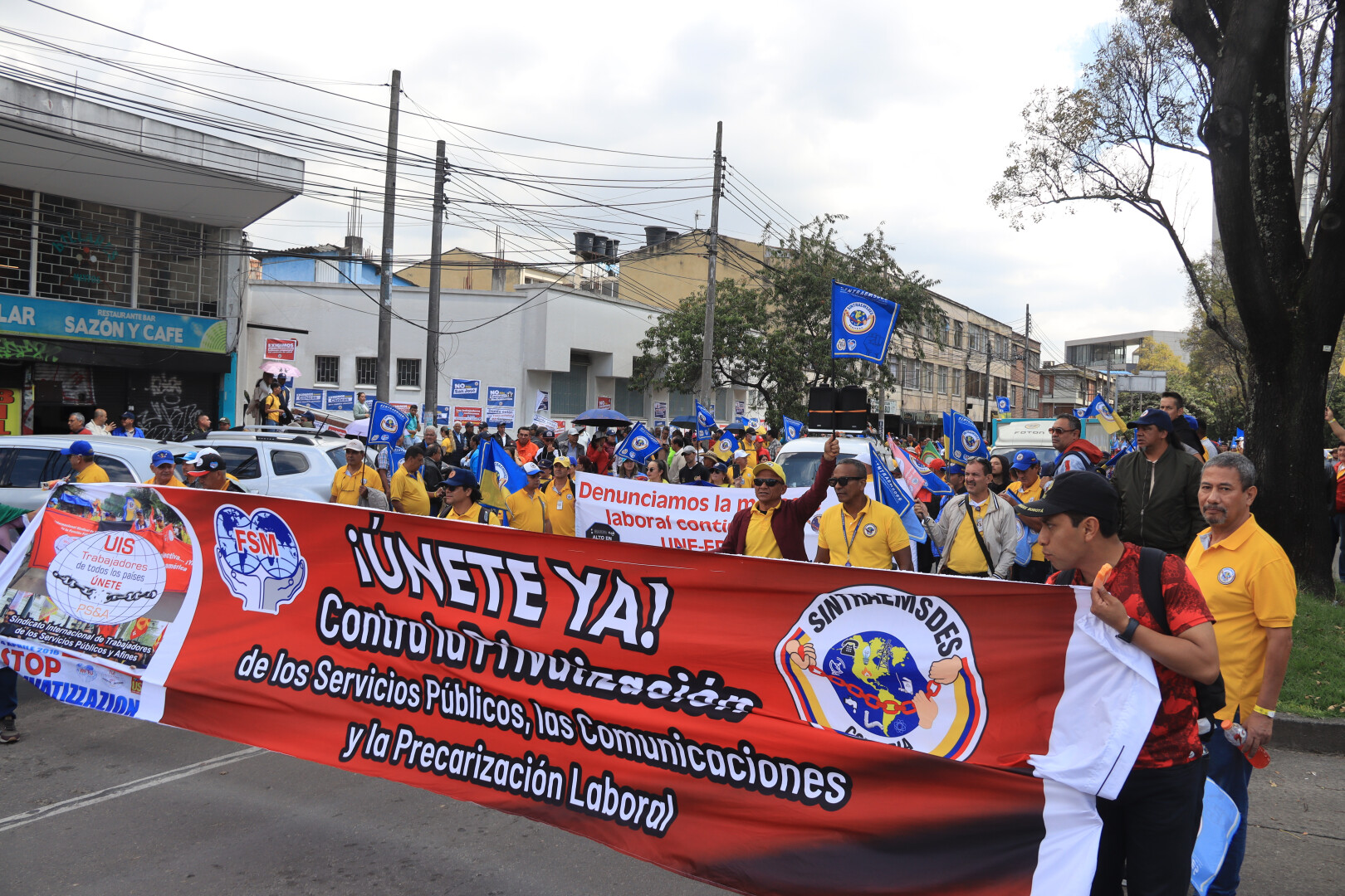 Movilización 27 de marzo en el marco de la Asamblea Nacional Delegados Bogotá