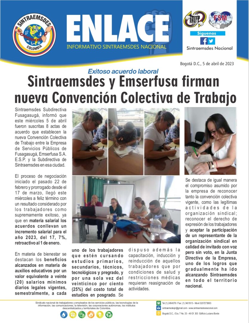 Exitoso acuerdo laboral