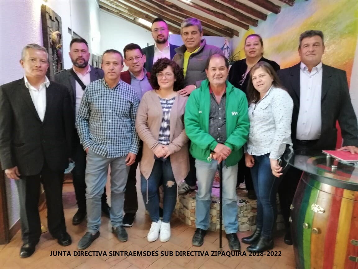 SINTRAEMSDES Subdirectiva Zipaquira