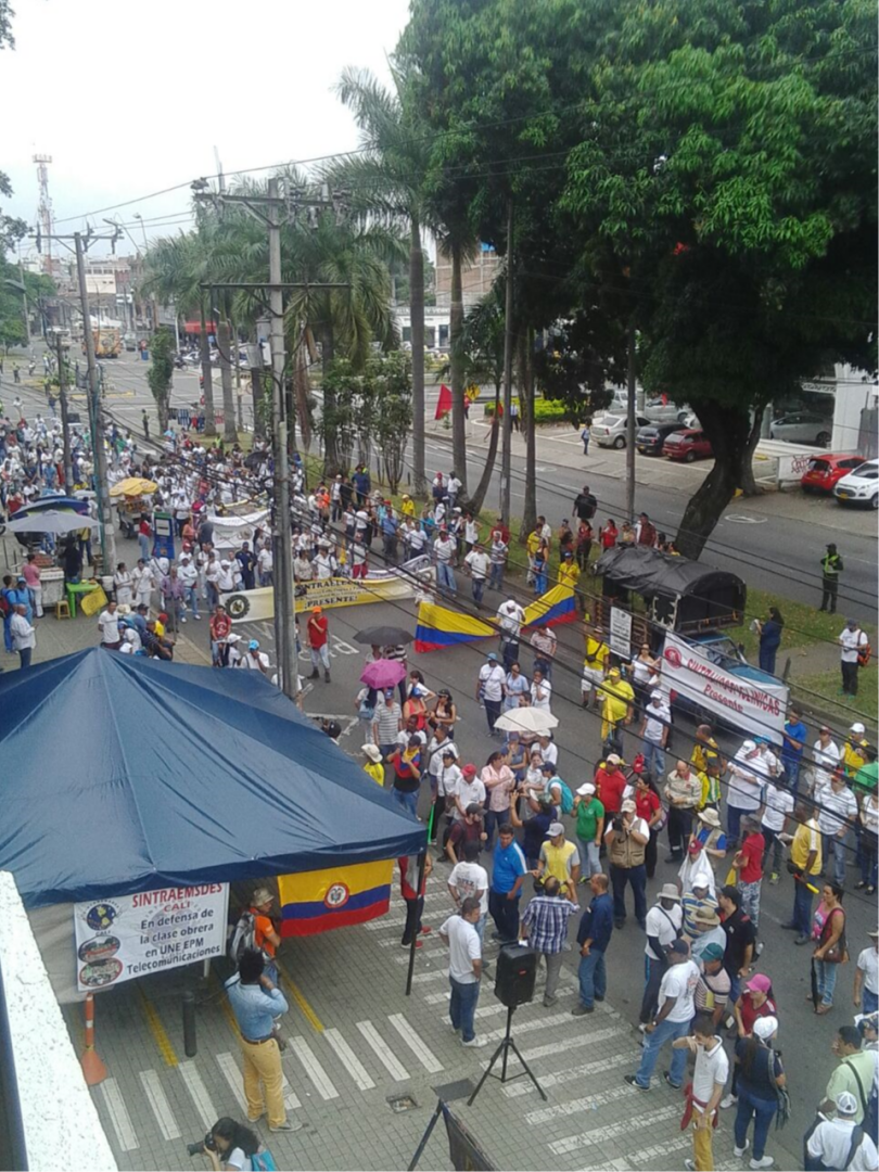 SINTRAEMSDES Subdirectiva Cali