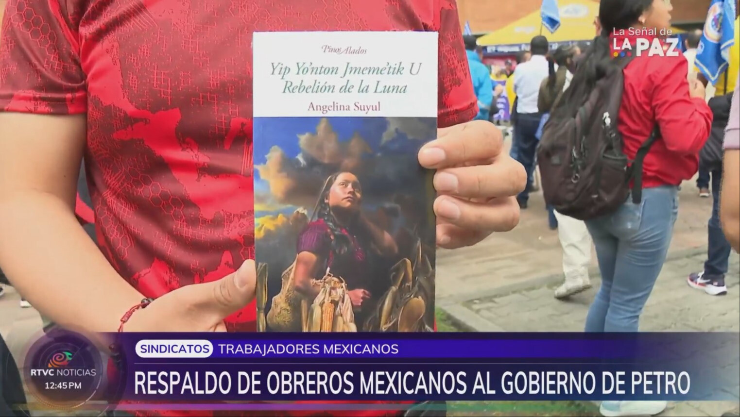 Respaldo de obreros mexicanos al gobierno del cambio