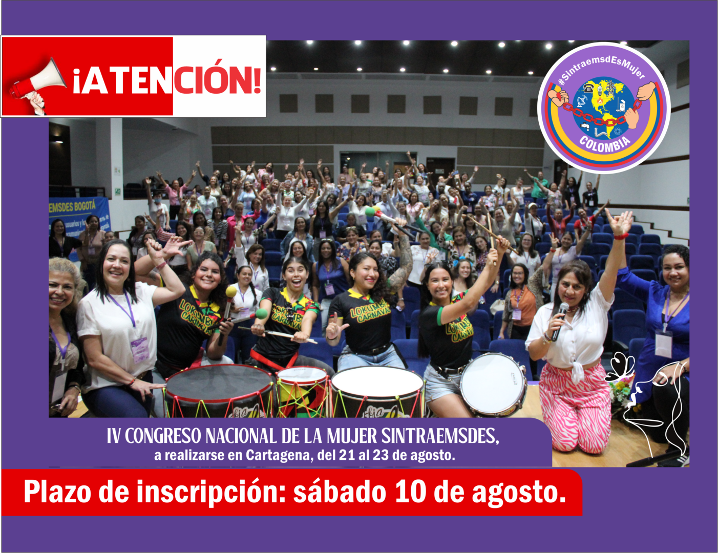 IV CONGRESO NACIONAL DE LA MUJER SINTRAEMSDES