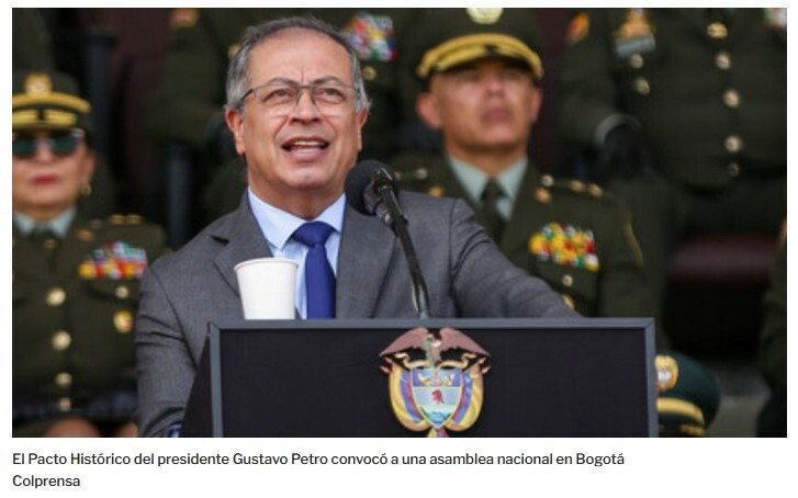 Pacto Histórico convoca asamblea nacional y una movilización por las reformas sociales