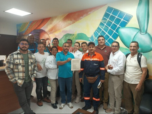 Sintraemsdes Pereira firmó acta de acuerdo con la Empresa de Energía de Pereira