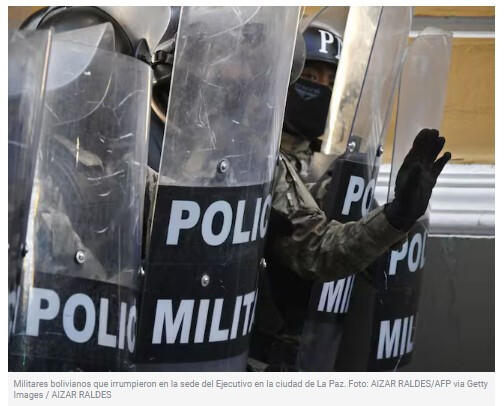 Capturan a destituido jefe militar que lideró el “intento de golpe de Estado” en Bolivia