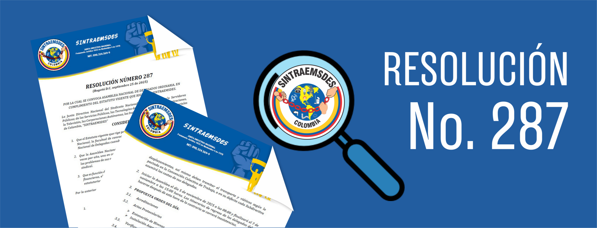 RESOLUCIÓN NÚMERO 287 (Bogotá D.C, septiembre 25 de 2025)