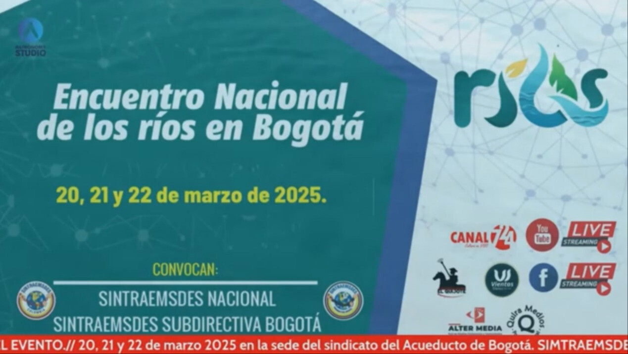 Encuentro Nacional de Rios en Bogotá