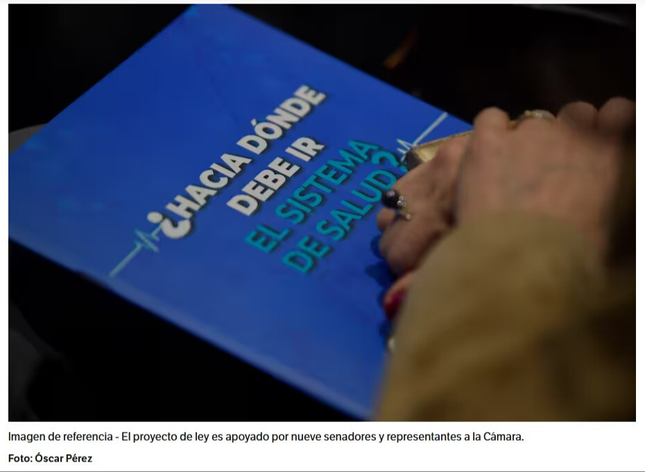 Radican proyecto de ley para mejorar la situación financiera del sistema de salud