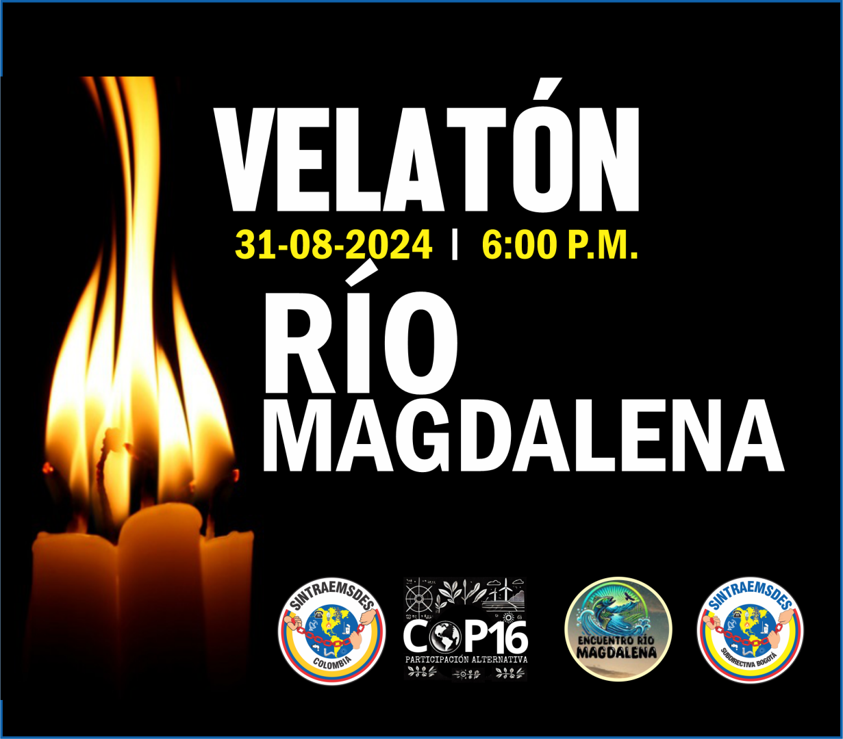 Gran  Velatón Nacional por el Río Magdalena.