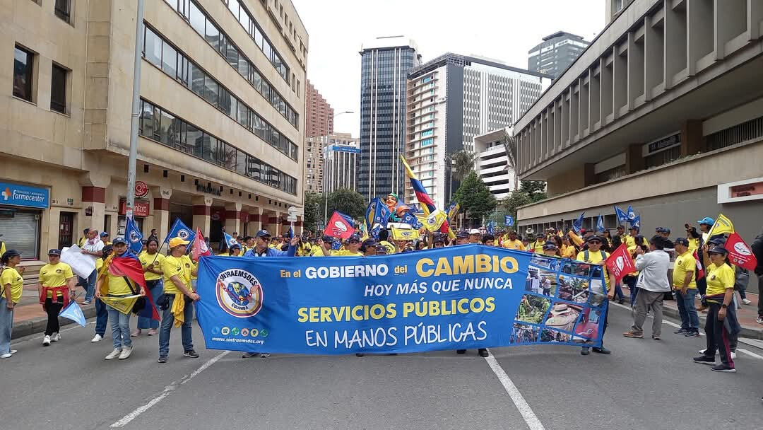 Trabajadores del sector de los servicios públicos rechazan la postura de Camilo Sánchez