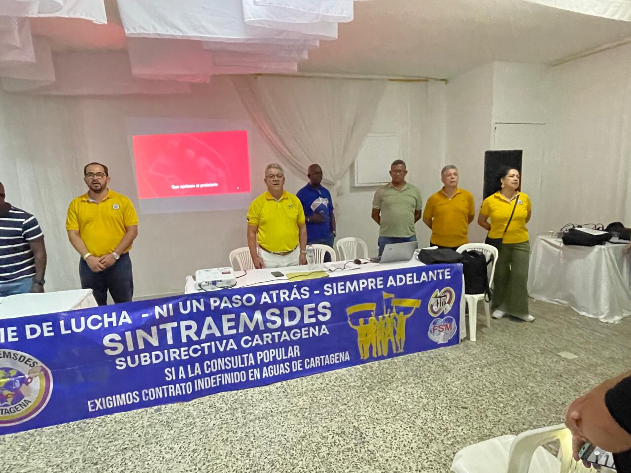 Unidad sindical nacional contra arremetida de Veolia