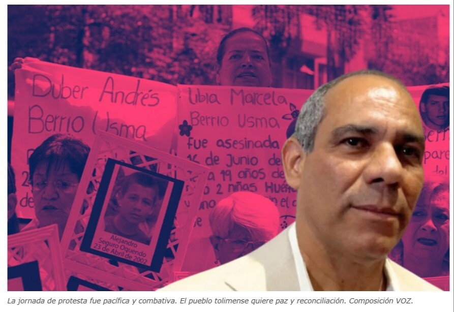 ¡Fuera Zapateiro del Tolima!